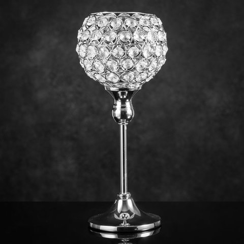 Crystal Pillar Candle Holder Crystal Pillar Candle Holder