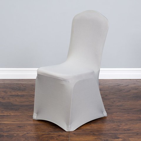 Silver Banquet Spandex Chair Cover Silver Banquet Spandex Chair Cover