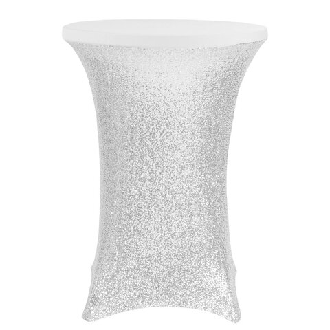 Silver Glitz Spandex Cocktail