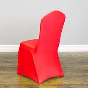 Red Banquet Spandex Chair Cover